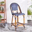 Safavieh California Metal Counter Stool in Navy