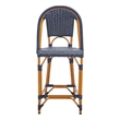 Safavieh California Metal Counter Stool in Navy
