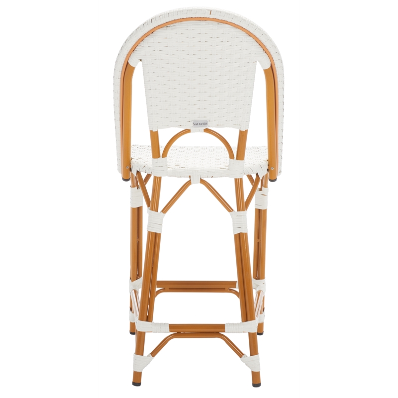 Safavieh California Metal Counter Stool in White