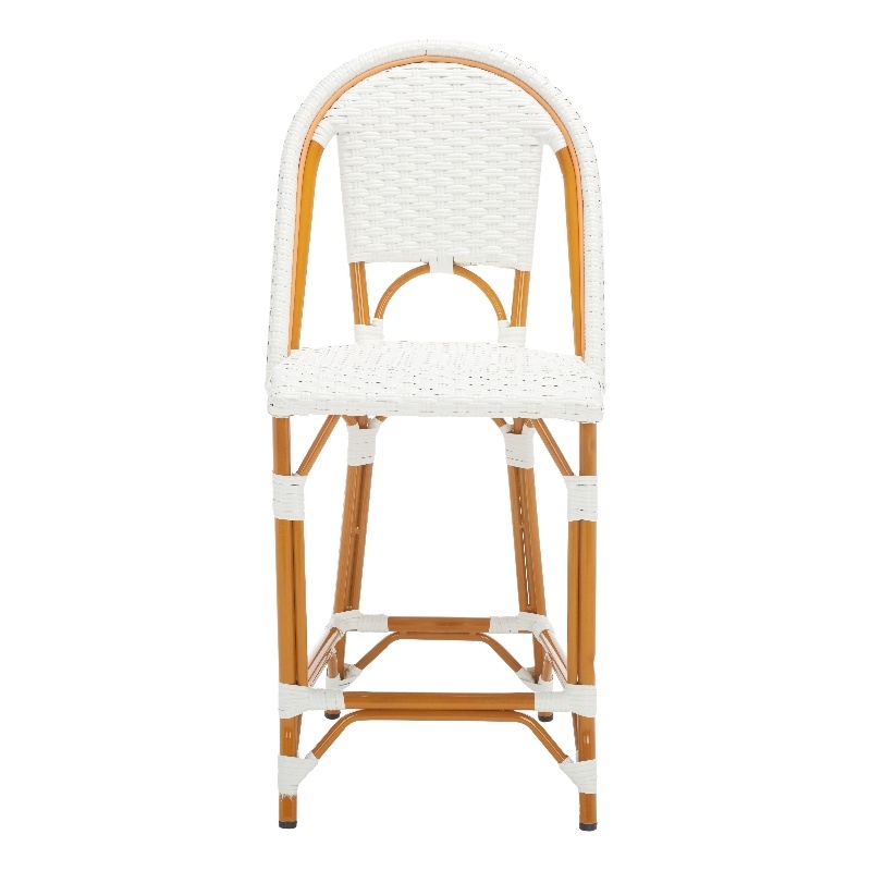 Safavieh California Metal Counter Stool in White