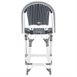Safavieh California Metal Counter Stool in Navy / Navy