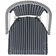 Safavieh California Metal Counter Stool in Navy / Navy