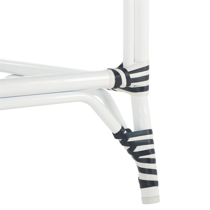 Safavieh California Metal Counter Stool in Navy / Navy