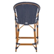 Safavieh California Metal Counter Stool w/ Arm in Navy