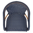 Safavieh California Metal Counter Stool w/ Arm in Navy
