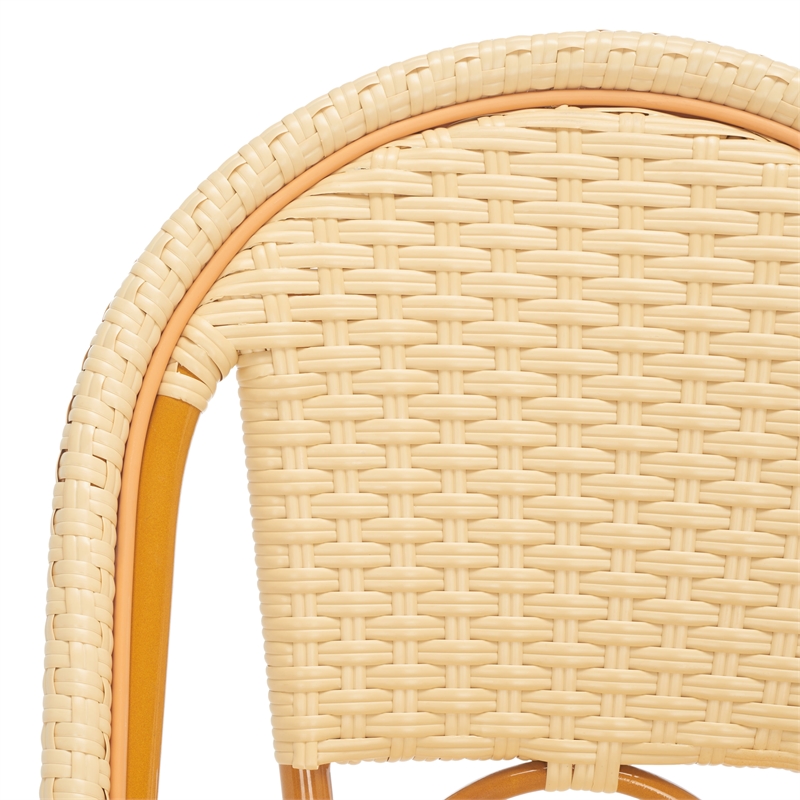 Safavieh California Metal Bar Stool in Natural