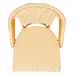 Safavieh California Metal Bar Stool in Natural
