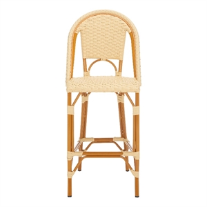 Safavieh California Metal Bar Stool in Natural