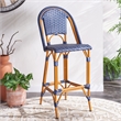 Safavieh California Metal Bar Stool in Navy