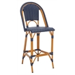 Safavieh California Metal Bar Stool in Navy