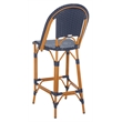 Safavieh California Metal Bar Stool in Navy