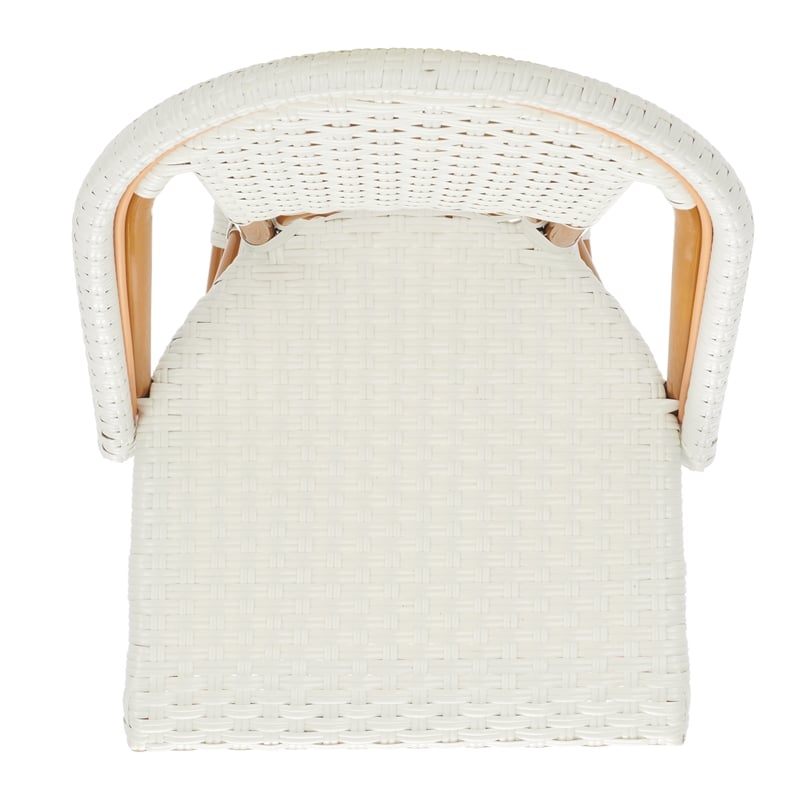 Safavieh California Metal Bar Stool in White