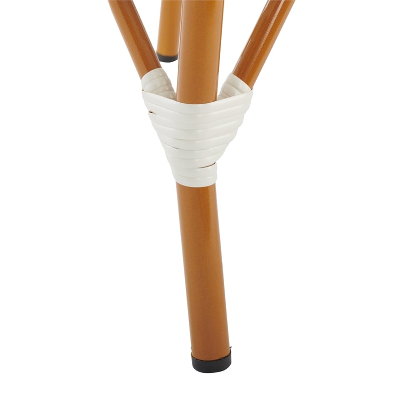 Safavieh California Metal Bar Stool in White