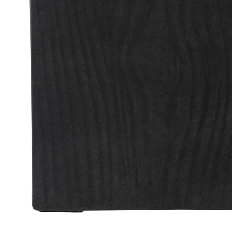 Safavieh Cube In/Outdoor Concrete Accent Stool in Black