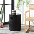 Safavieh Trunk  In/Outdoor Concrete Accent Stool in Black