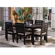 Safavieh Fash Aluminum Dining Table  in Black