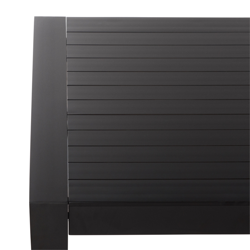Safavieh Fash Aluminum Dining Table  in Black