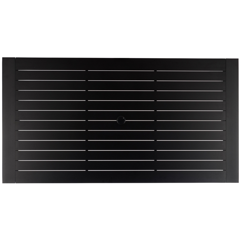 Safavieh Fash Aluminum Dining Table  in Black