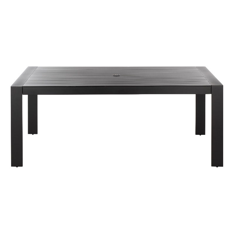 Safavieh Fash Aluminum Dining Table  in Black