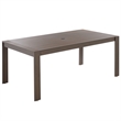 Safavieh Fash Aluminum Dining Table  in Brown
