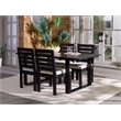 Safavieh Fash Aluminum Dining Table  in Black