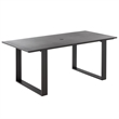 Safavieh Fash Aluminum Dining Table  in Black