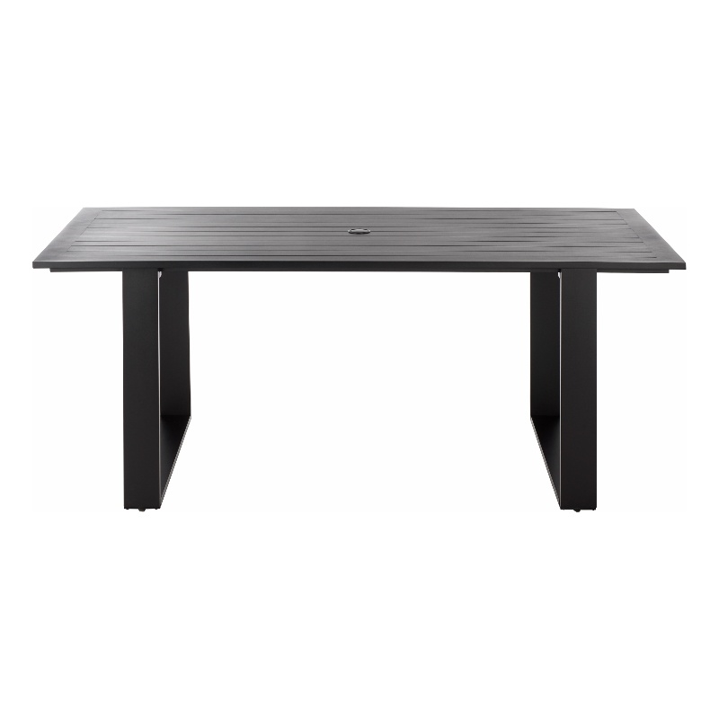 Safavieh Fash Aluminum Dining Table  in Black