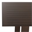 Safavieh Fash Aluminum Dining Table  in Brown