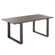 Safavieh Fash Aluminum Dining Table  in Brown