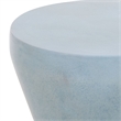 Safavieh Torre In/Outdoor Concrete Accent Stool in Blue