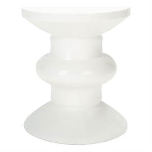 Safavieh Jiraiya Concrete Accent Stool  in Ivory