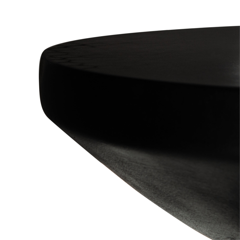 Safavieh Jiraiya Concrete Accent Stool  in Black