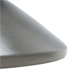 Safavieh Katara Concrete Accent Stool in Dark Gray