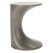 Safavieh Kavita Concrete Accent Stool  in Dark Gray