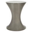 Safavieh Kavita Concrete Accent Stool  in Dark Gray