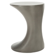 Safavieh Kavita Concrete Accent Stool  in Dark Gray