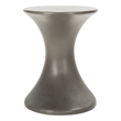 Safavieh Kavita Concrete Accent Stool  in Dark Gray
