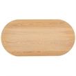 Safavieh Shelbie Reeded Oval Wood Coffee Table in Oak