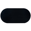 Safavieh Shelbie Reeded Oval Wood Coffee Table in Black