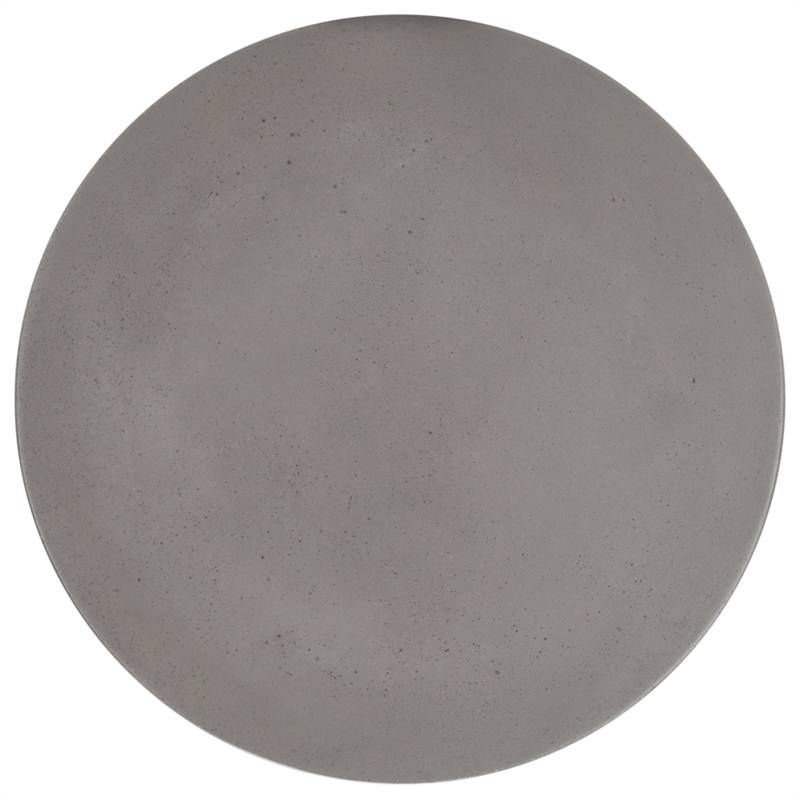 Safavieh Akiko Concrete Accent Table  in Dark Gray