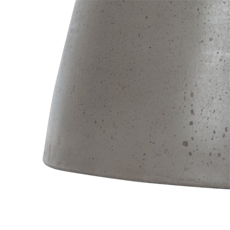 Safavieh Akiko Concrete Accent Table  in Dark Gray
