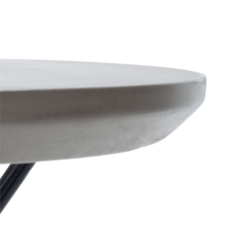 Safavieh Darien Concrete Coffee Table  in Dark Gray