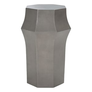 Safavieh Klaudia Concrete Accent Table  in Dark Gray
