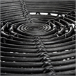 Safavieh Grimson Large Rattan Bowed Coffee Table in Black