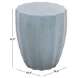 Safavieh Jaslyn In/Outdoor Concrete Accent Stool  in Blue