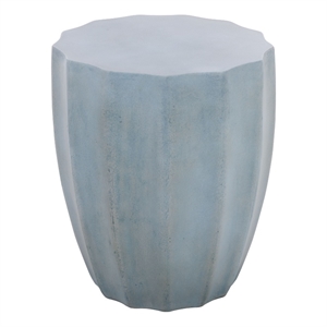 Safavieh Jaslyn In/Outdoor Concrete Accent Stool  in Blue