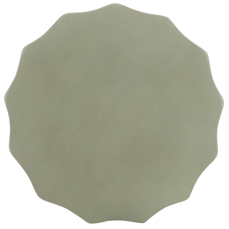 Safavieh Jaslyn In/Outdoor Concrete Accent Stool in Sage