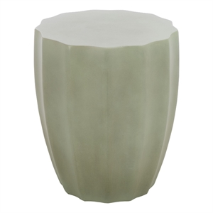 Safavieh Jaslyn In/Outdoor Concrete Accent Stool in Sage