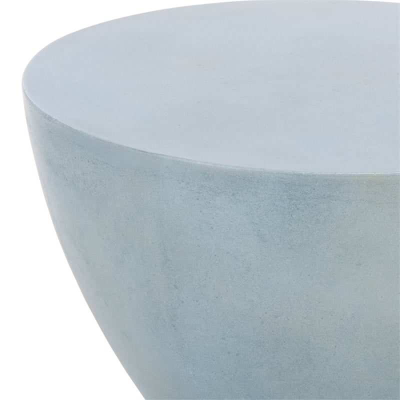 Safavieh Athena In/Outdoor Concrete Accent Stool  in Blue