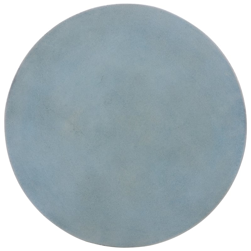 Safavieh Athena In/Outdoor Concrete Accent Stool  in Blue